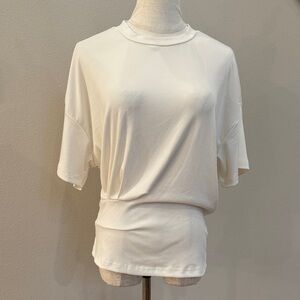 OGL Cream Crewneck Short Sleeve Tee